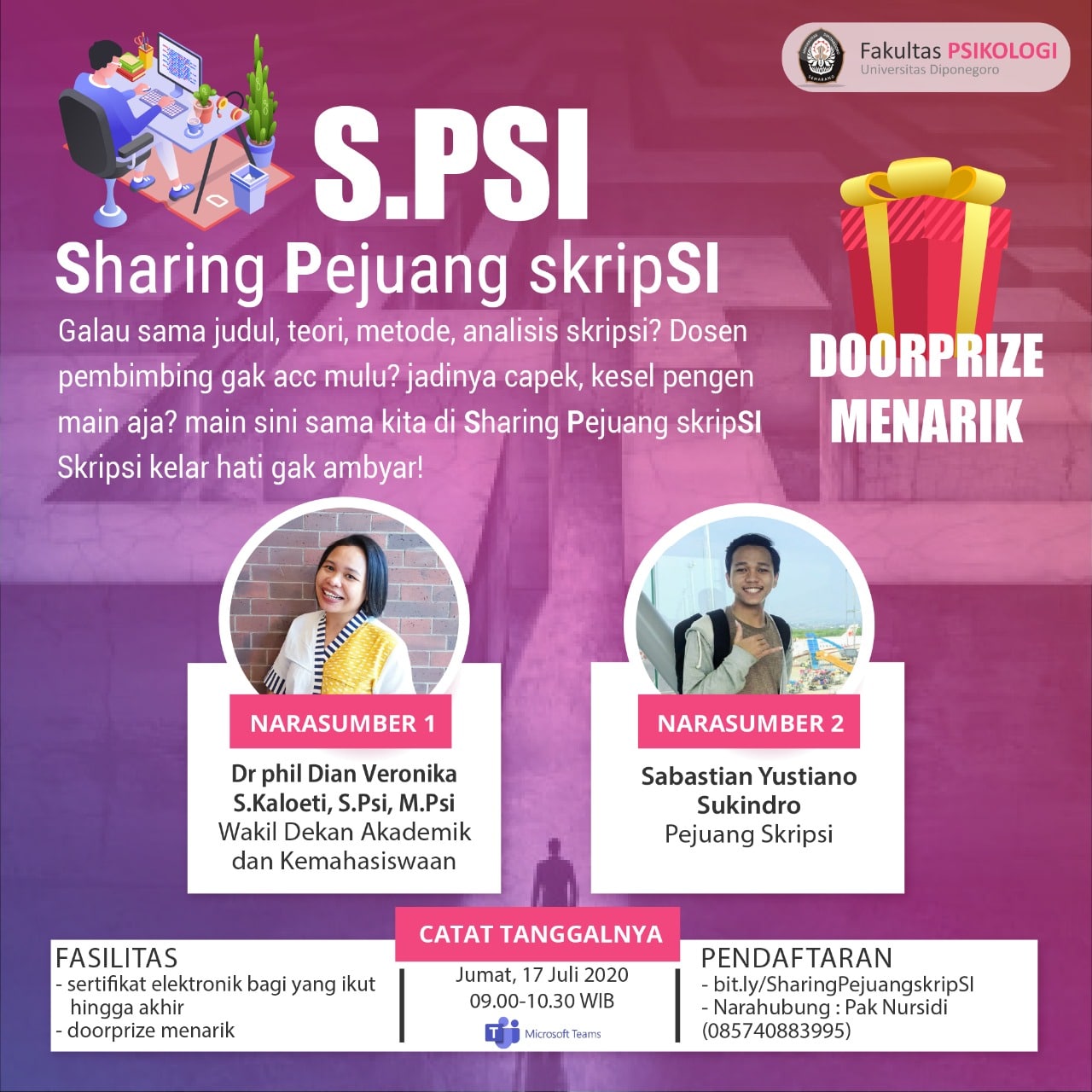 Sharing Pejuang Skripsi Psikologi Undip