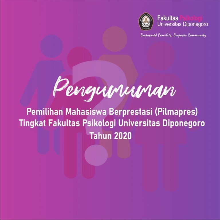  Psikologi  Undip  Civitas Akademika Fakultas  Psikologi  