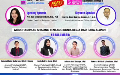 S3 IKAPSI: Silaturahmi Dan Sesi Sharing Ikatan Alumni Psikologi Universitas Diponegoro (ROAD TO BEN CONNECT)